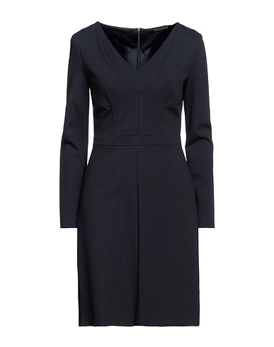 SEVENTY VENEZIA Midi dress Midnight blue 71% Viscose, 24% Polyamide, 5% Elastane