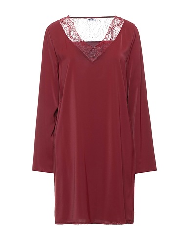 LIU •JO Short dress Burgundy 100% Polyester