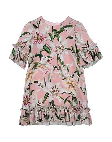 DOLCE&GABBANA Baby dress Pink 96% Viscose, 4% Elastane