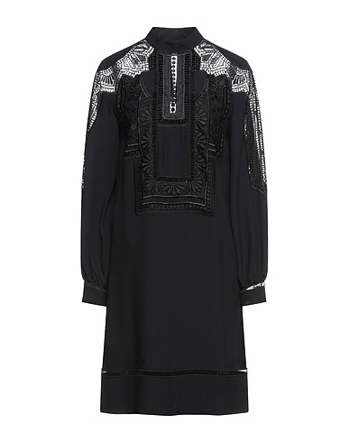 ALBERTA FERRETTI Short dress Black 74% Acetate, 26% Viscose