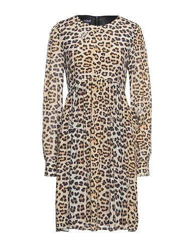 BOUTIQUE MOSCHINO Sheath dress Sand 67% Viscose, 33% Silk