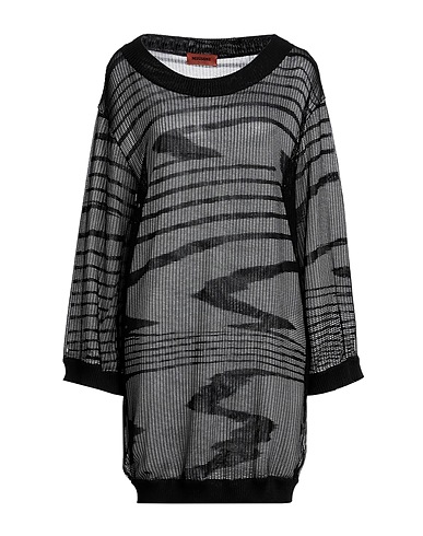 MISSONI ミニワンピース・ドレス ブラック レーヨン 100%
