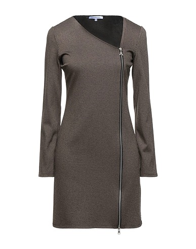 PATRIZIA PEPE Sheath dress Khaki 95% Viscose, 5% Elastane