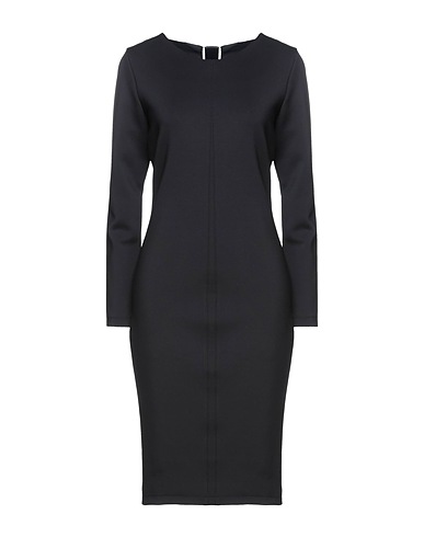 ARMANI EXCHANGE Midi dress Black 86% Polyester, 14% Elastane