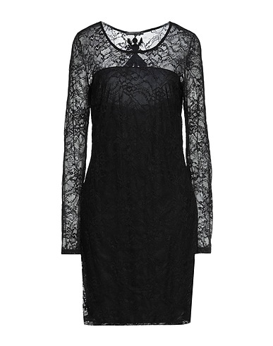 PATRIZIA PEPE SERA Sheath dress Black 71% Polyamide, 21% Elastane, 8% Cotton