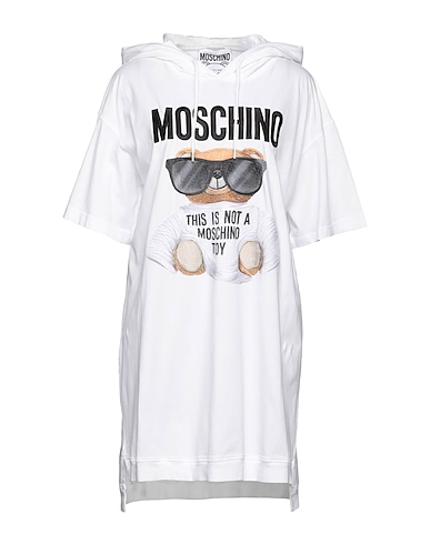 MOSCHINO Short dress White 100% Cotton