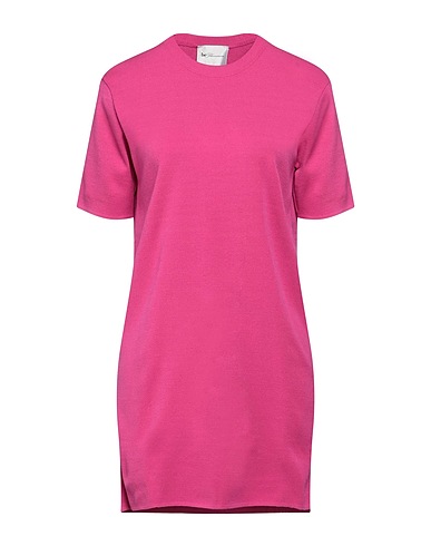 BE BLUMARINE Robe courte Fuchsia 70% Viscose, 30% Polyester