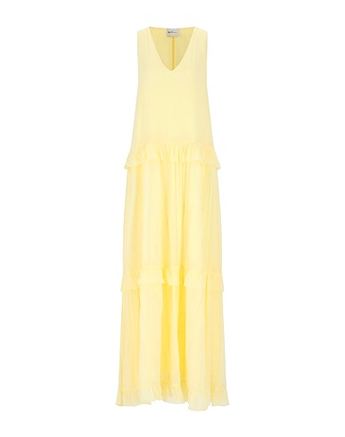 BE BLUMARINE Long dress Pastel yellow 100% Viscose