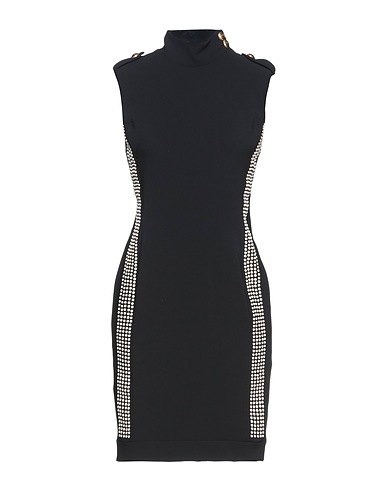 PINKO Short dress Black 98% Polyester, 2% Elastane