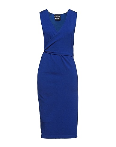 BOUTIQUE MOSCHINO Tubino Blu 65% Viscosa, 35% Poliammide