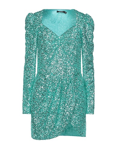 AMEN Sequin dress Turquoise 100% Polyamide