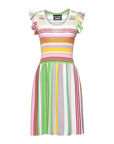 BOUTIQUE MOSCHINO Midi dress Pink 70% Viscose, 30% Polyester, Polyamide, Elastane