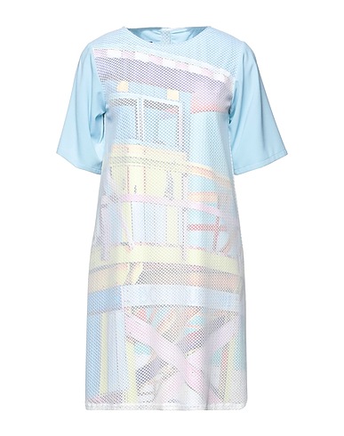 BOUTIQUE MOSCHINO Short dress Azure 92% Polyamide, 8% Elastane, Polyester