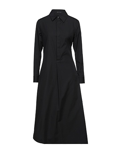 YOHJI YAMAMOTO Midi dress Black 100% Cotton