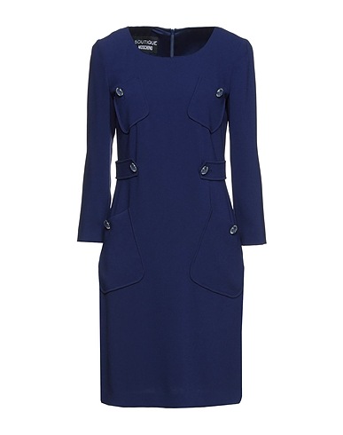 BOUTIQUE MOSCHINO Short dress Blue 79% Triacetate, 21% Polyester