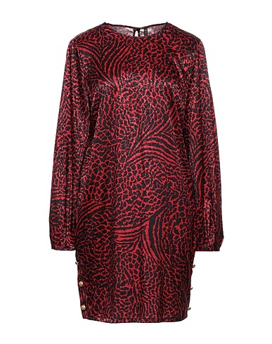 MANILA GRACE Vestito corto Rosso 97% Poliestere, 3% Elastan