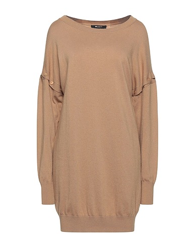MY TWIN TWINSET Vestito corto Cammello 44% Viscosa, 40% Poliammide, 13% Lana, 3% Elastan
