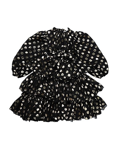 DOLCE & GABBANA Dress Black 87% Silk, 13% Metallic Polyester