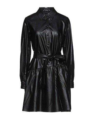 LE COEUR TWINSET Vestito chemisier Nero 100% Viscosa