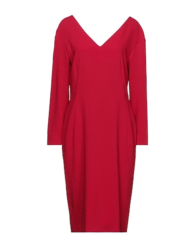 MOSCHINO Midi dress Burgundy 79% Triacetate, 21% Polyester