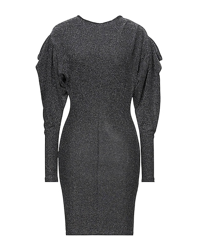 ISABEL MARANT Sheath dress Silver 65% Nylon, 30% Metallic Polyester, 5% Elastane