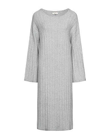 DIXIE Midi dress Light grey 50% Viscose, 27% Polyester, 23% Polyamide