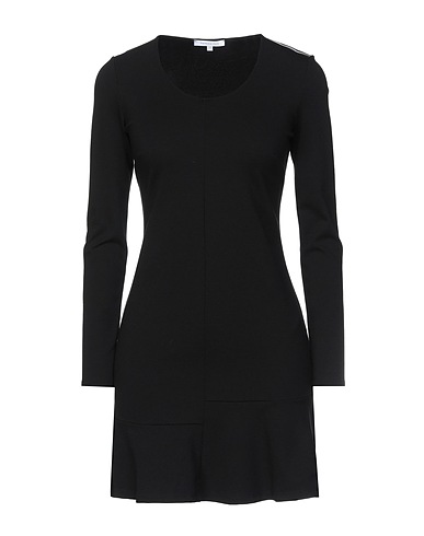 PATRIZIA PEPE Short dress Black 66% Viscose, 30% Polyamide, 4% Elastane