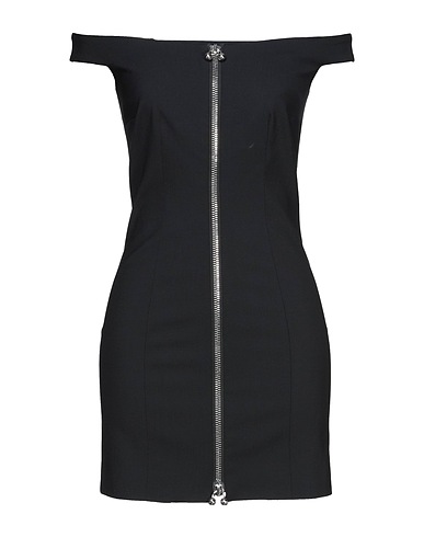 DSQUARED2 Sheath dress Black 95% Virgin Wool, 5% Elastane