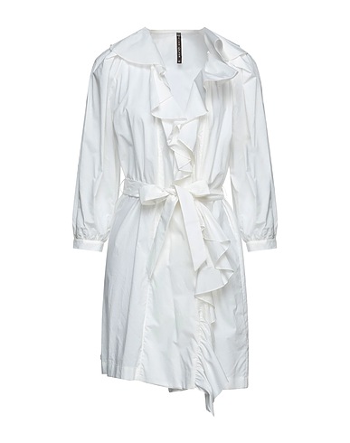 MANILA GRACE Short dress White 100% Cotton
