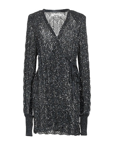 CIRCUS HOTEL Sequin dress Midnight blue 55% Polyamide, 45% Polyester, Viscose