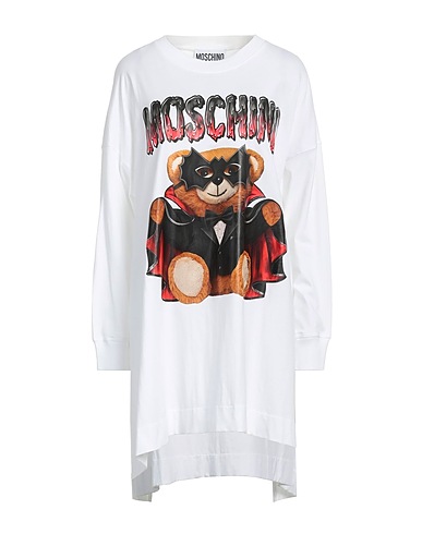 MOSCHINO Short dress COUTURE White 100% Cotton