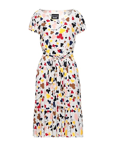 BOUTIQUE MOSCHINO Midi dress White 100% Viscose