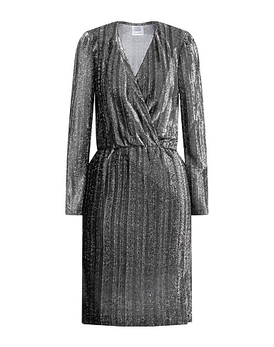VETEMENTS Robe de cérémonie Argent 90% Rayonne, 10% Lurex®