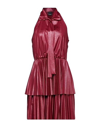 PINKO Midi dress Burgundy 100% Polyester