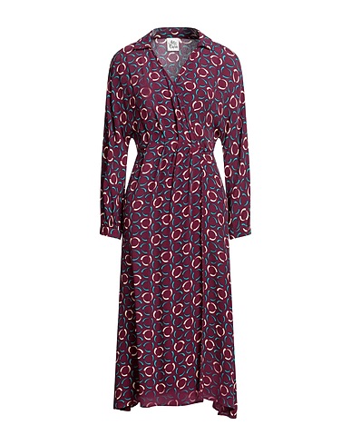 ATTIC AND BARN Midi dress Plum 100% Viscose