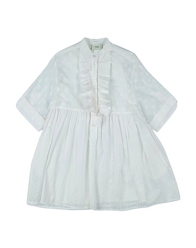 FENDI Dress White 100% Cotton