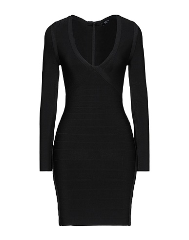 MARCIANO by GUESS Kurzes Kleid Schwarz 85% Viskose, 13% Polyamid, 2% Elastan