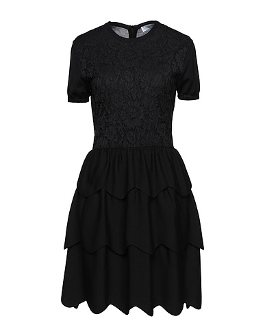 VALENTINO GARAVANI Knit dress Black 100% Virgin Wool, Cotton, Viscose, Polyamide