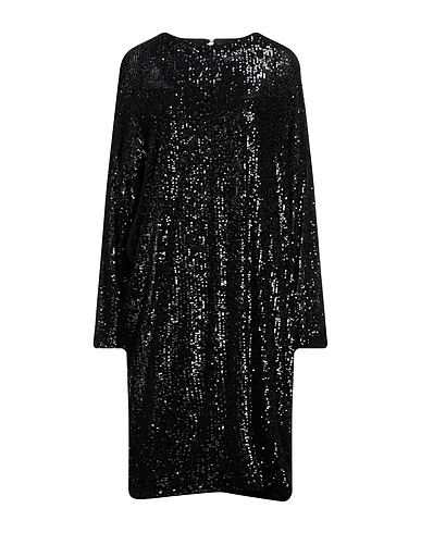 IN THE MOOD FOR LOVE Midi dress Black 100% Polyester