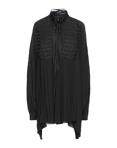 ERMANNO SCERVINO Silk shirts & blouses Black 100% Silk, Cotton, Viscose