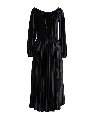 VALENTINO GARAVANI Long dress Black 94% Polyester, 6% Elastane