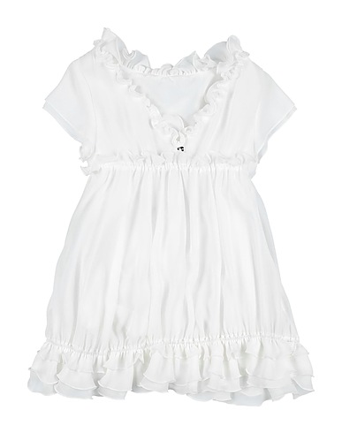 DONDUP Vestito Bianco 100% Poliestere