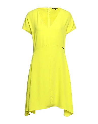 ARMANI EXCHANGE Short dress Lime green 100% Polyester
