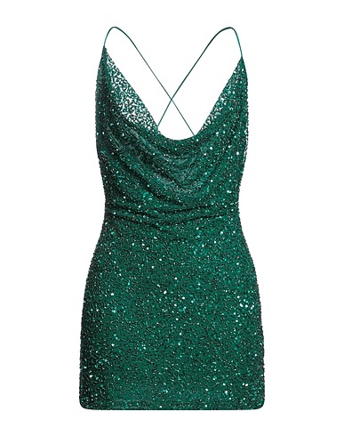 RETROFÊTE Sequin dress Emerald green 100% Nylon