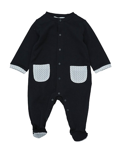 EMPORIO ARMANI Baby jumpsuit  Midnight blue 100% Cotton