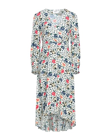 BA&SH Midi dress Beige 100% Viscose