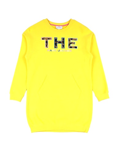 MARC JACOBS Dress Yellow 100% Cotton, Elastane