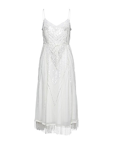 TWINSET Midi dress Ivory 100% Polyester