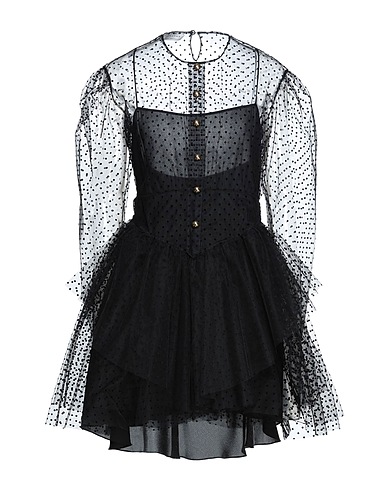 PHILOSOPHY di LORENZO SERAFINI Short dress Black 100% Polyamide