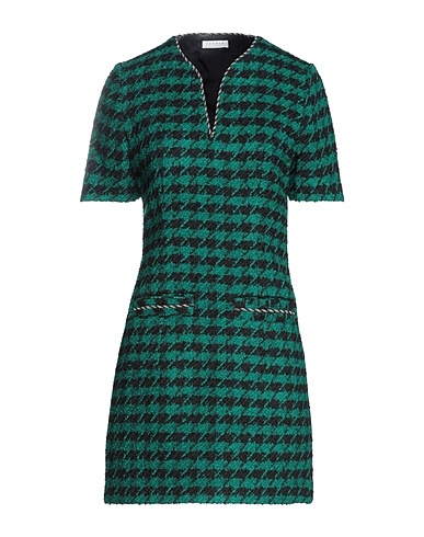 SANDRO Office dress Green 45% Polyester, 32% Wool, 23% Acrylic, Brass